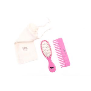 Twin set brush & comb (pink)